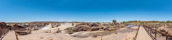 Augrabies National Park South Africa Feb 2023 Tourists Boardwalk Main — Stock Photo, Image