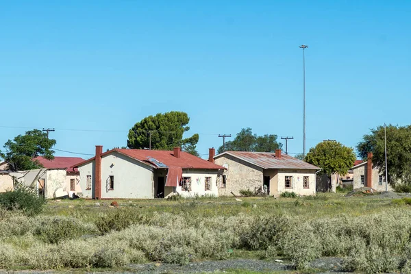 Jagersfontein Sudáfrica Febrero 2022 Las Casas Dañadas Por Lodos Tóxicos — Foto de Stock
