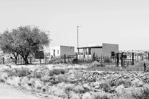 Kenhardt Südafrika Februar 2023 Landarbeiter Wohnen Rugseer Der Straße R383 — Stockfoto