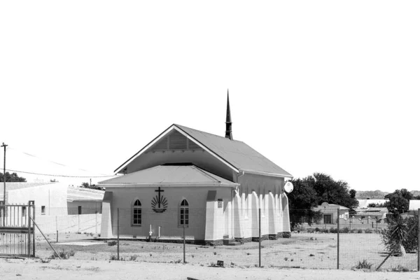 Kenhardt Südafrika Februar 2023 Eine Straßenszene Mit Der Neuapostolischen Kirche — Stockfoto
