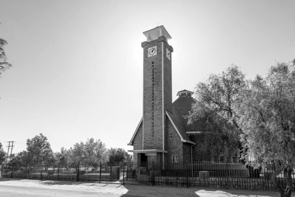 Marydale Sudafrica Febbraio 2023 Una Scena Strada Con Chiesa Riformata — Foto Stock