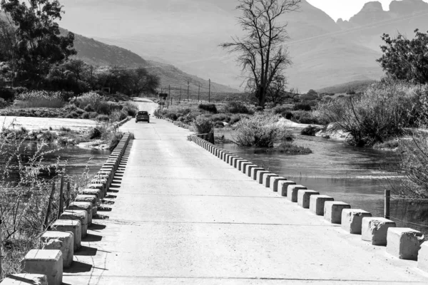 Cederberg Sudáfrica Septiembre 2022 Puente Aguas Bajas Sobre Río Olifants —  Fotos de Stock