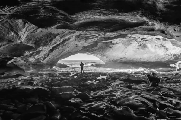 Арністон Південна Африка Вересня 2022 Всередині Печери Ваенхуїшкранс Поблизу Арністона — стокове фото
