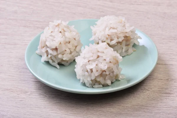 Tayvan Lezzetli Atıştırmalık Glutinous Rice Meatballs — Stok fotoğraf
