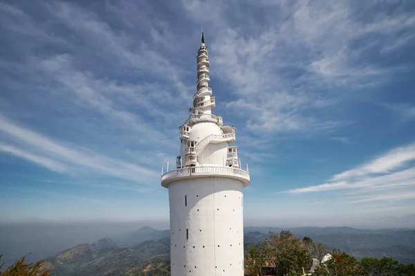 Wieża Ambuluwawa Środkowych Wyżynach Sri Lanki Architektura Wieży Łączy Wpływy — Zdjęcie stockowe