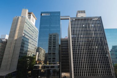 Sao Paulo Paulista Avenue Modern Mimarlık Ofis Binaları, Brezilya