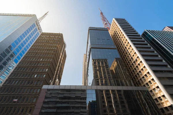 Edificios Oficinas Arquitectura Moderna Avenida Paulista Sao Paulo Brasil —  Fotos de Stock