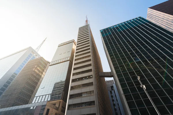 Edificios Oficinas Arquitectura Moderna Avenida Paulista Sao Paulo Brasil — Foto de Stock