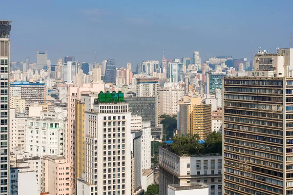 Sao Paulo City Skyline Endless Building View Horizon — 스톡 사진