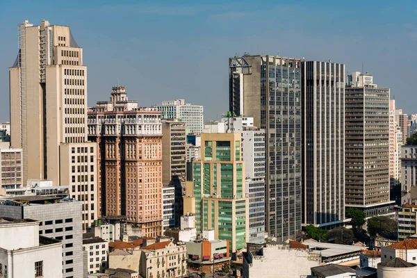 Bâtiments Grande Hauteur Centre Ville Sao Paulo — Photo