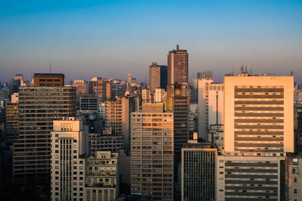 圣保罗市中心高耸的建筑物 — 图库照片