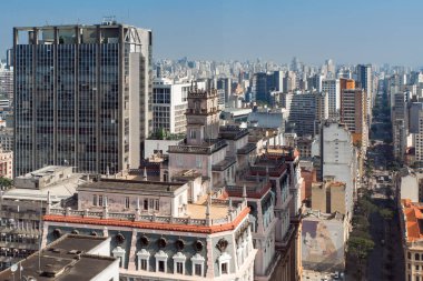 Horizon 'a Kadar Sao Paulo Şehir Binalarının Görünümü