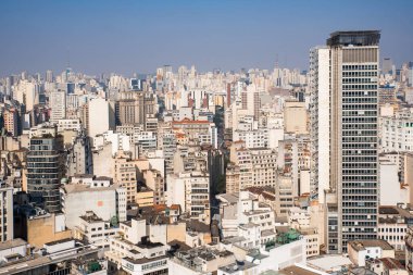 Horizon 'a Kadar Sao Paulo Şehir Binalarının Görünümü