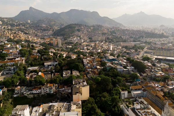 Vista Aérea Centro Cidade Rio Janeiro — Fotografia de Stock
