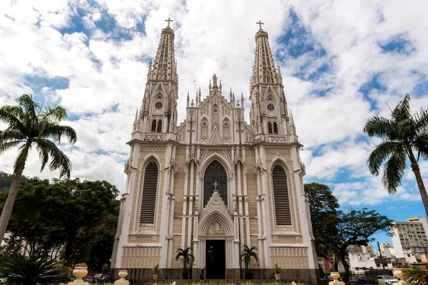 Fachada Catedral Ciudad Vitoria Estado Espirito Santo Brasil — Foto de Stock