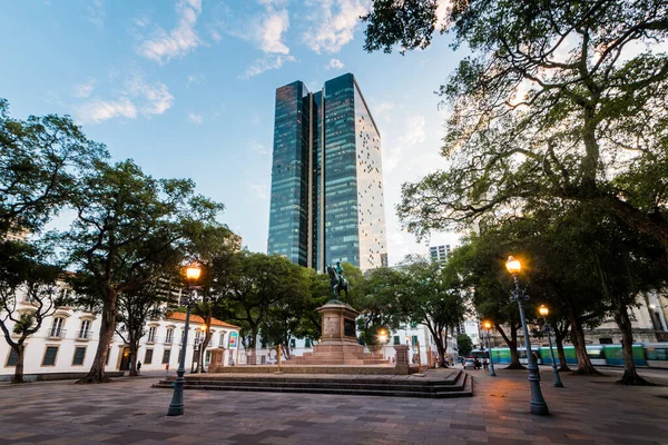 General Osorio Monument Und Candido Mendes Wolkenkratzer Rio Janeiro Brasilien — Stockfoto
