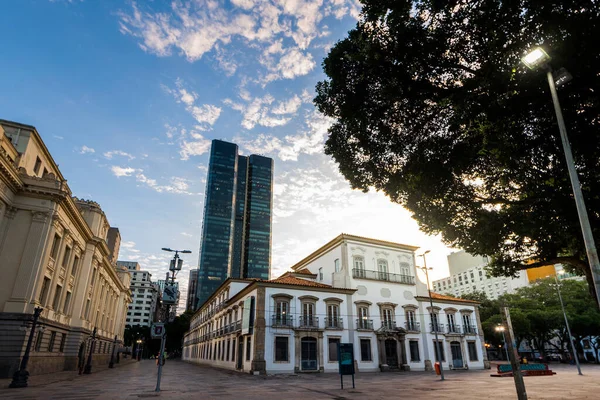 Były Pałac Cesarski Zabytkowy Budynek Rio Janeiro City Downtown — Zdjęcie stockowe