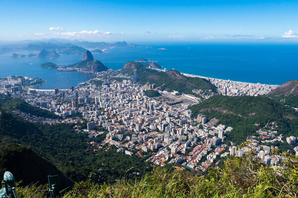 Famous View of Rio de Janeiro With the Sugarloaf Mountain