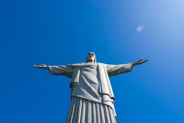 Ріо Жанейро Бразилія Травня 2023 Статуя Спасителя Христа Знаменита Пам — стокове фото