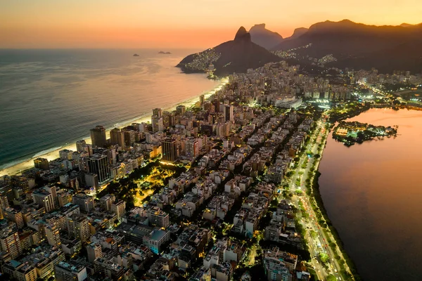 브라질 리오데자네이로 이파네마 레블론 지구의 건물과 — 스톡 사진