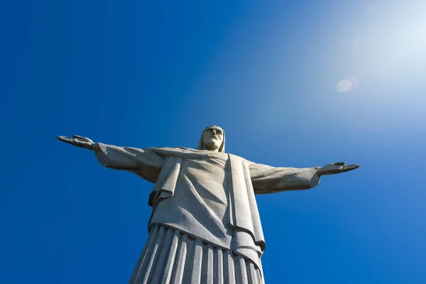 Río Janeiro Brasil Mayo 2023 Estatua Cristo Redentor Famoso Monumento — Foto de Stock