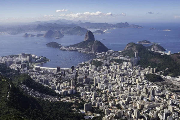 Famosa Veduta Rio Janeiro Con Montagna Pan Zucchero — Foto Stock