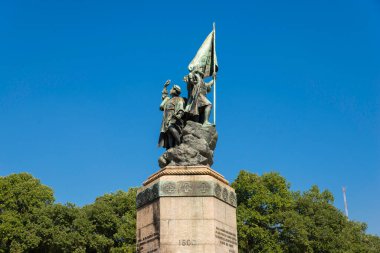 Rio de Janeiro, Brezilya - 16 Temmuz 2023: Pedro Alvares Cabral Anıtı 