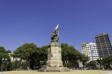 Rio de Janeiro, Brezilya - 16 Temmuz 2023: Pedro Alvares Cabral Anıtı 