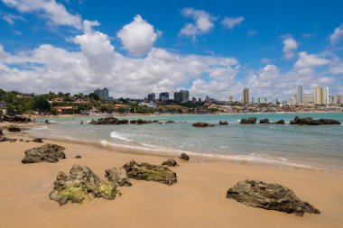 Brezilya Natal City 'deki Ponta Negra Plajında Düşük Gelgit