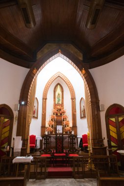 Küçük Katolik Şapelinin İçi