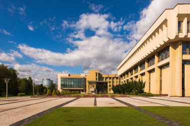 Vilnius şehrindeki Litvanya Parlamento Binaları, ülkenin başkenti