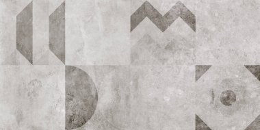 Beton ve Beton Taş Mozaik Fayanslar. Çimento geometrik, pürüzsüz arka plan. çimento mermer dokusu arkaplanı.