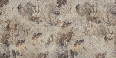 Arka planda çiçekler, dijital duvar kiremitleri ya da duvar kağıdı tasarımı. Çiçek arka planında çimento dokusu