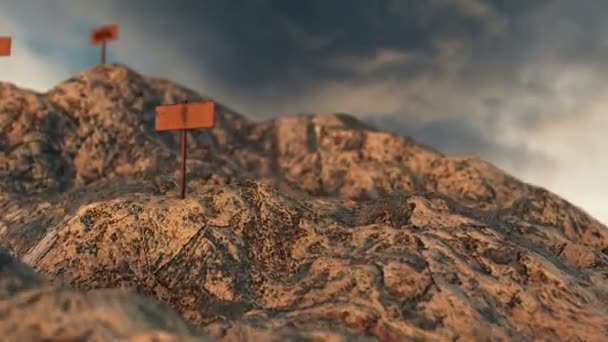 Досягнення Уявних Найвищих Цілей Кар Єри Вашому Житті Uhd Анімація — стокове відео