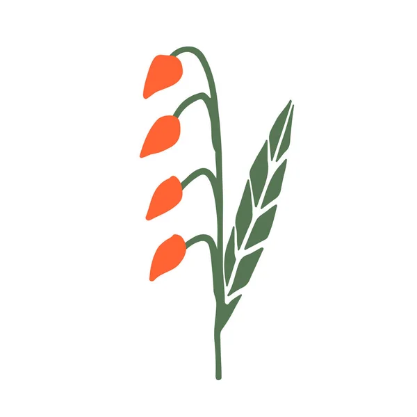 Renkli karalama çiçek elementi, Ukraynalı saf halk sanatından esinlenilmiş.