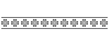 Ukrainian folk embroidery pattern for decorating clothes