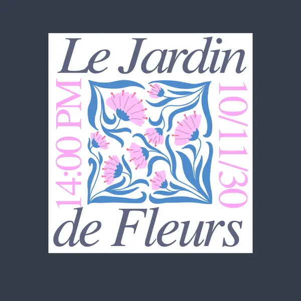 Renkli bir el yapımı piyasa tasarımı posteri. Vektör illüstrasyonu