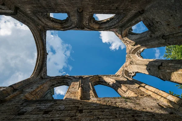 Ruins of castle Oybin in Germany