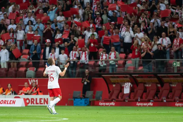 WARsaw, POLAND - 16 Haziran 2023 Polonya-Almanya maçı 1: 0. Jakub Blaszczykowski geçen sefer sahadan ayrıldı..