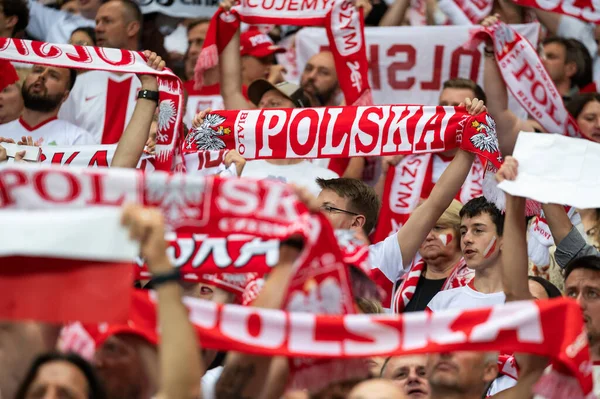 Warszawa Polska Czerwca 2023 Przyjazny Mecz Piłki Nożnej Polska Niemcy — Zdjęcie stockowe