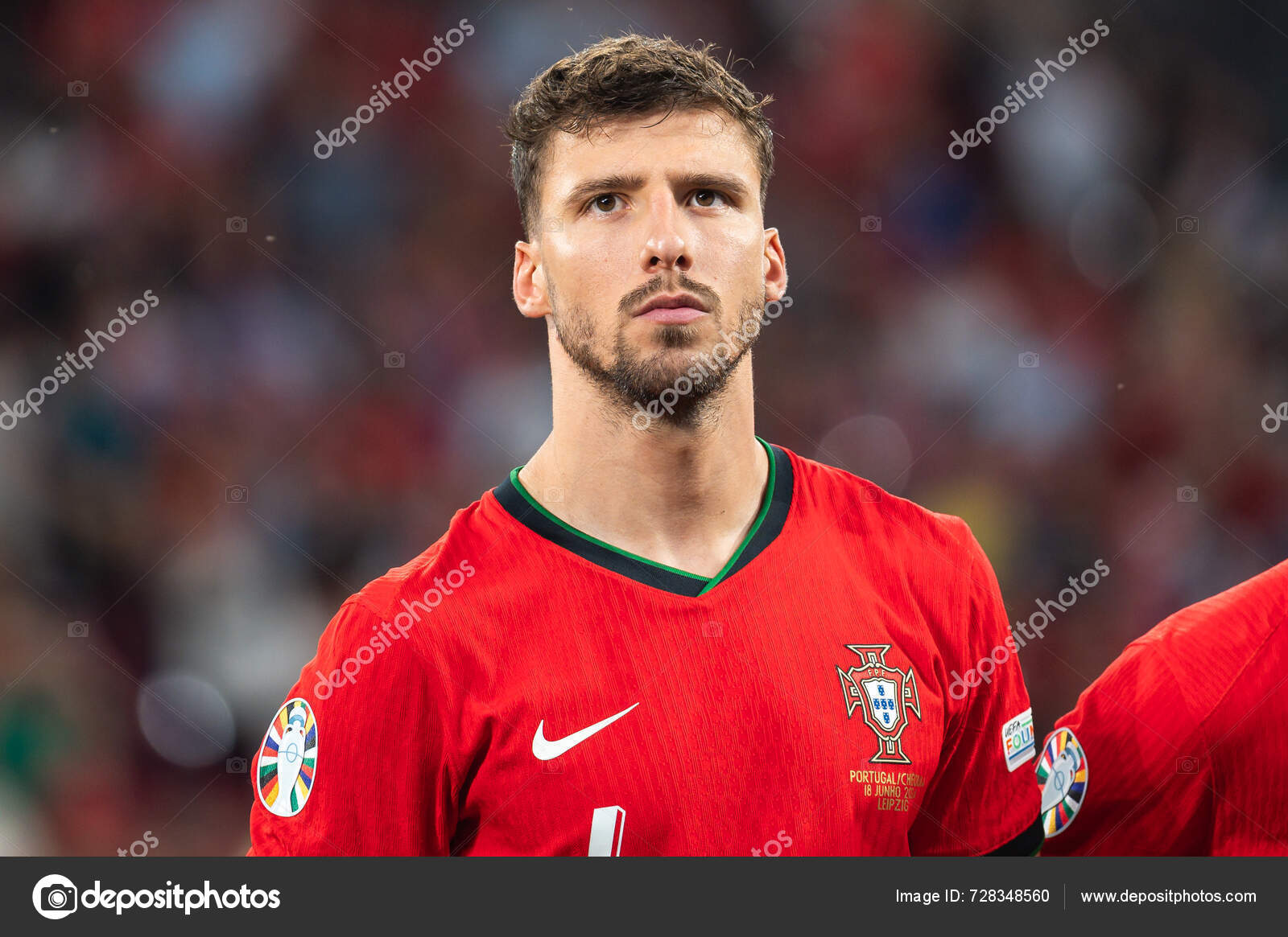 Leipzig Allemagne Juin 2024 Euro 2024 Groupe Match Portugal Tchéquie — Photo éditoriale par