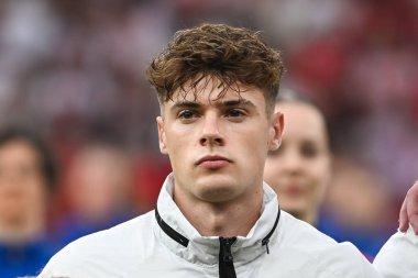 BERLİN, GERMANY - 21 Haziran 2024: Euro 2024 Grup D maçı Polonya - Avusturya 1: 3. Nicola Zalewski 