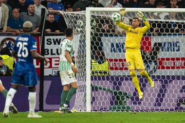 WROCLAW, POLAND - 28 Mayıs 2025 UEFA Konferans Ligi Final Maçı Real Betis - Chelsea. Eylem kalecisi Adrian. 