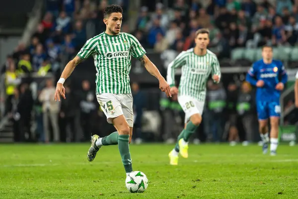 WROCLAW, POLAND - 28 Mayıs 2025 UEFA Konferans Ligi Final Maçı Real Betis - Chelsea. Marc Bartra.