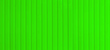 Arkaplan tasarımı için yeşil alüminyum duvarın geniş yüzeyi.