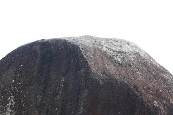 Delar Sandsten Berg Isolerad Vit Bakgrund — Stockfoto