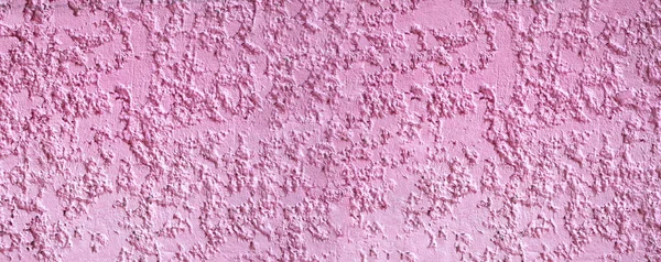 Wide Pink Cement Wall Background Design Your Work Backdrop — Stock Photo, Image