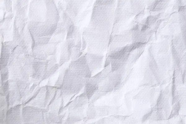 stock image Crumpled white paper texture background for design in your work backdrop concept.