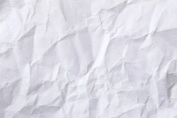 stock image Crumpled white paper texture background for design in your work backdrop concept.