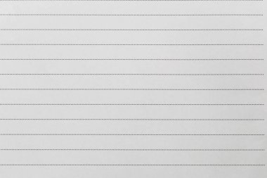 Eşit aralıklı satırlara sahip temiz ve minimalist kağıt arkaplan, eğitim materyallerinde, tasarım projelerinde veya kırtasiyede kullanmak için ideal.